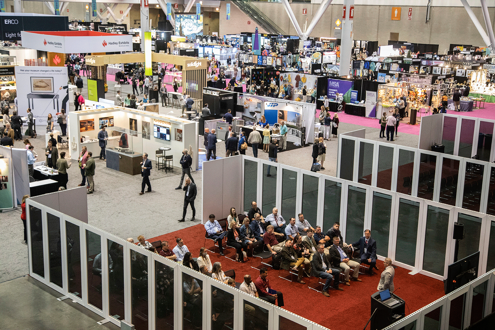 Overhead photo of the MuseumExpo